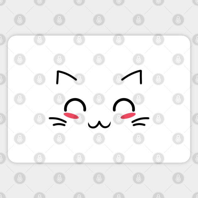 Cute Cat Emoticon ^_^ Sticker by Dishaw studio